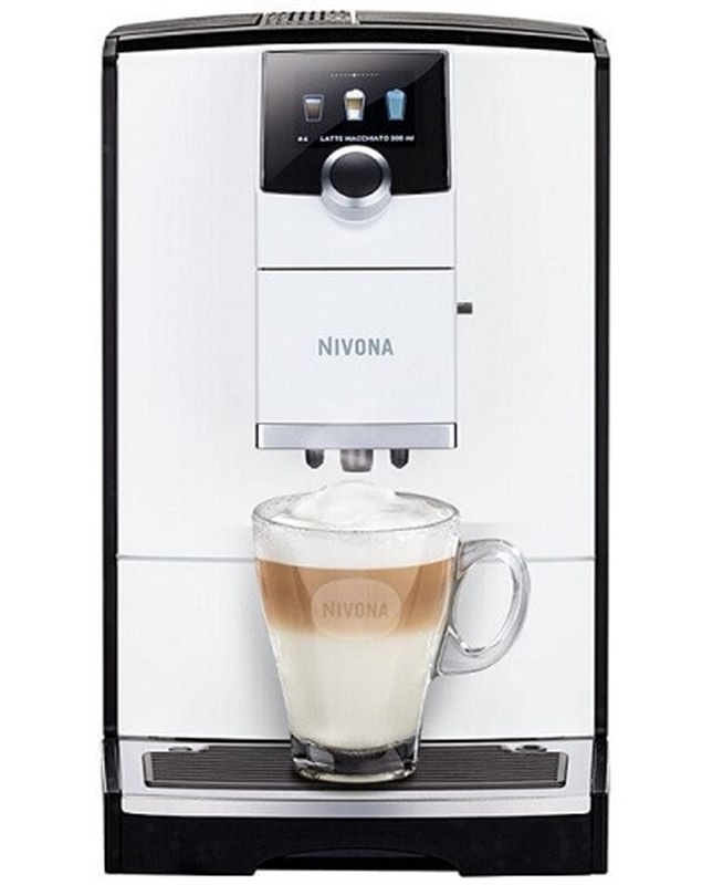 Automatický kávovar Nivona NICR 796, bílá barva.