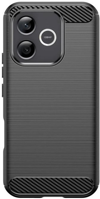 Kryt na mobil WG Carbon na Honor 600 Lite 5G v černém designu