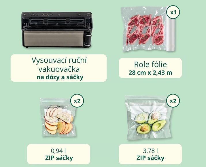 Svářečka fólií FoodSaver VS5910X černá