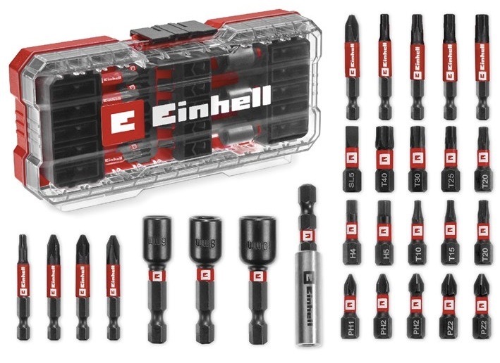 Sada bitů Einhell S-CASE pro šroubováky i vrtačky