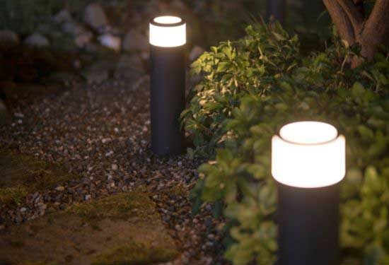 Venkovní svítidlo Philips Hue Calla Large White and Color Ambiance, bez zdroje černé