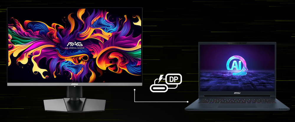 Herní monitor MSI MAG 272QP QD-OLED X50 černý Herní monitor MSI MAG 272QP QD-OLED X50 černý