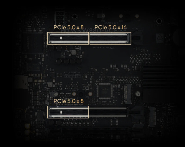 Asus Pro WS W880-ACE SE nabízí i PCIe 5.0