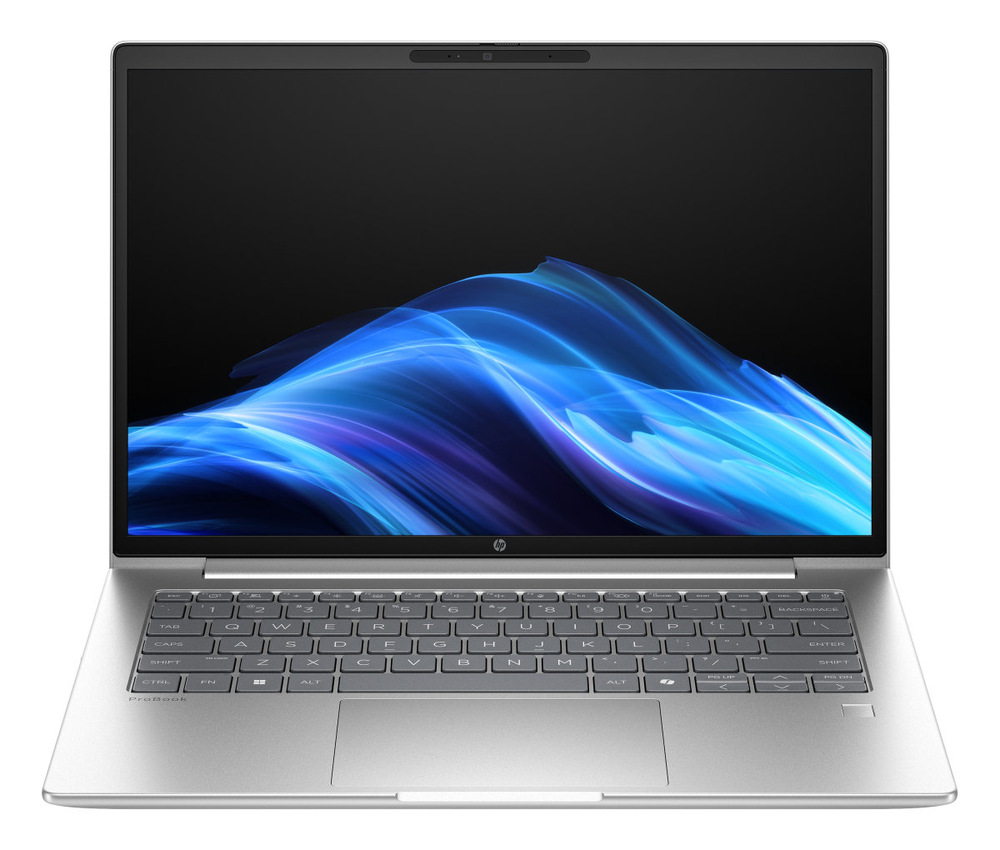 Notebook HP ProBook 4 G1i 14" stříbrný Notebook HP ProBook 4 G1i 14" otevřený zepředu