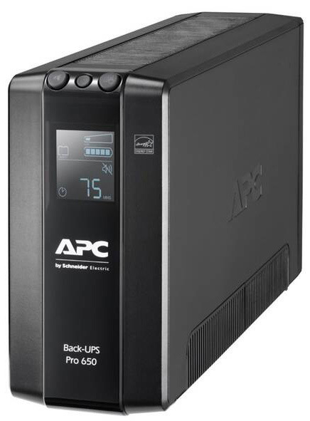 Záložní zdroj APC Back-UPS Pro 650VA (390W) 6 Outlets AVR LCD Interface