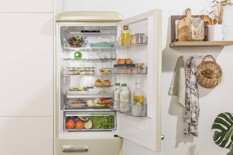 Chladnička Gorenje ONRK619DCL, slonová kost