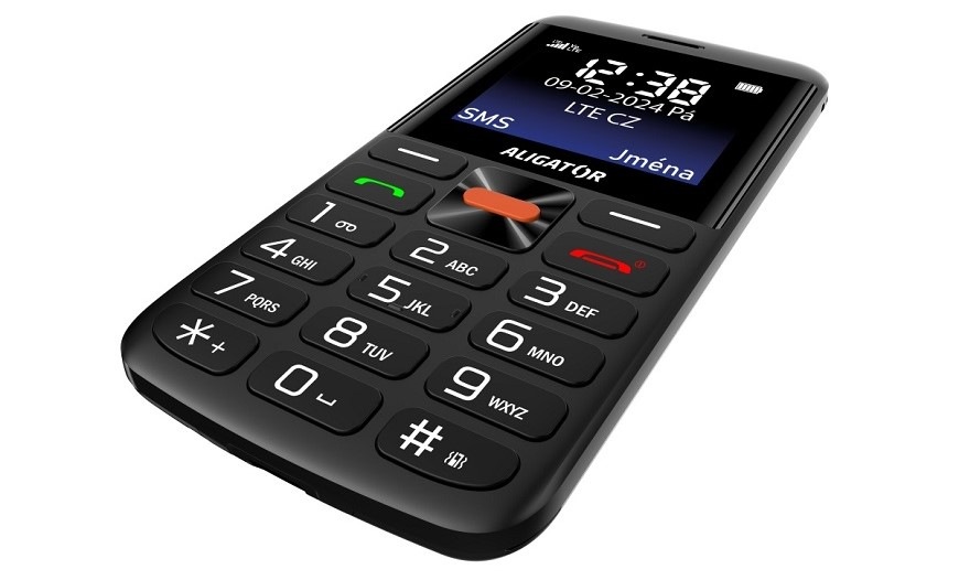 Mobilní telefon Aligator A910 4G Senior černý Mobilní telefon Aligator A910 4G Senior černý