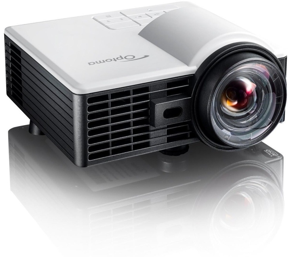 Projektor Optoma ML1050STi bílý Projektor Optoma ML1050STi DLP je natočený lehce vlevo