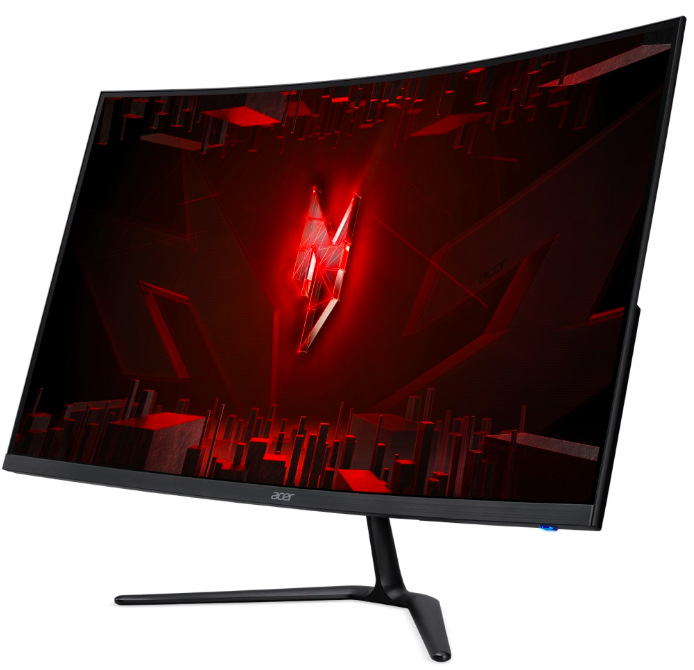 Přední pohled na herní monitor Acer Nitro ED320QUS3bmiipx s QHD rozlišením