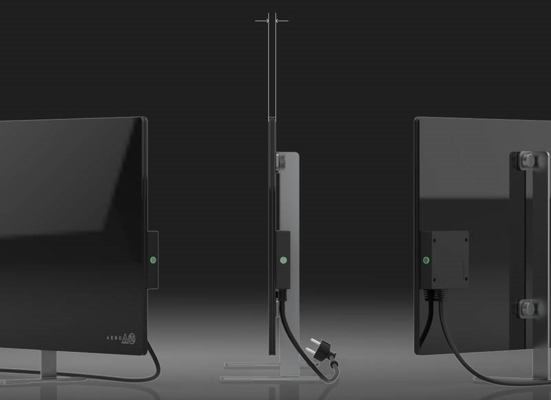 Topný panel AENO GH2S černý Topný panel AENO GH2S černý