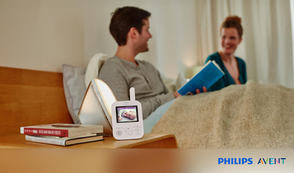 Dětská elektronická chůva Philips Avent SCD881/26 bílá Dětská elektronická chůva Philips SCD881/26 Avent