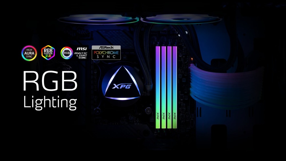 Operační paměť ADATA XPG 16GB DDR4 3200MHz CL16 SPECTRIX D35G RGB