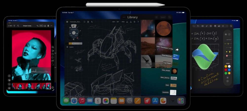 Dotykový tablet Apple iPad Pro 11" M5 Wi‑Fi 256 GB standardní sklo - vesmírně černý