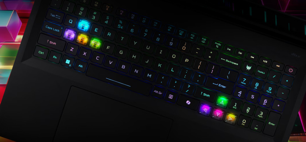 Notebook Acer Predator Helios 18 AI (PH18-I71-93U6) černý Acer Predator Helios 18 AI přináší i specialitku v podobě technologie MagKey 4.0