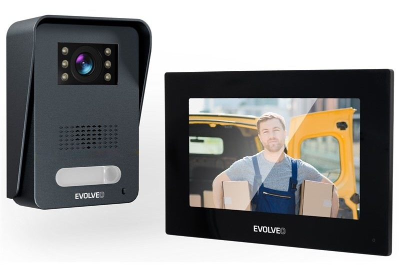 Dveřní videotelefon Evolveo DoorPhone AP1- 2 černý