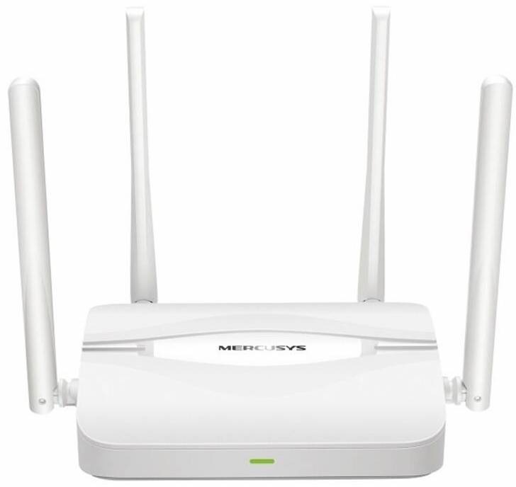 Router Mercusys MR25WBE bílý Bezdrátový Wi-Fi 7 router Mercusys MR25WBE s čtyřmi všesměrovými anténami, kompaktní bílý design