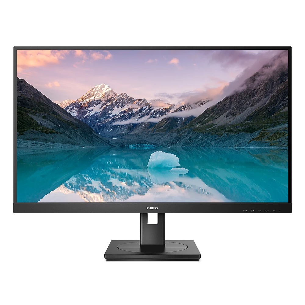 Monitor Philips v černé barvě.