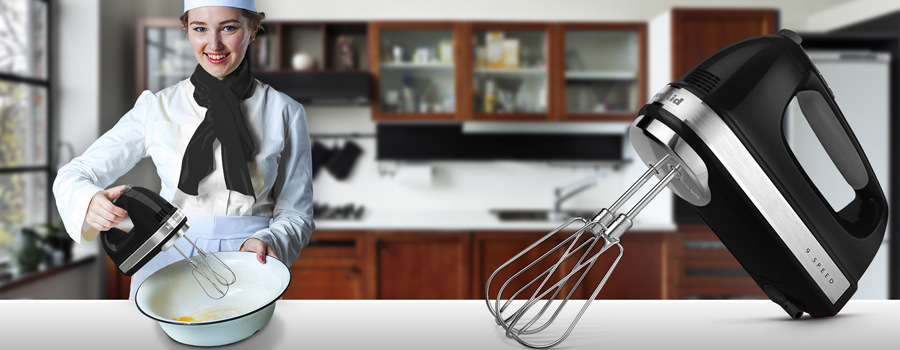 Ruční šlehač KitchenAid P2 5KHM9212EOB černý Ruční šlehač KitchenAid P2 5KHM9212EOB černý