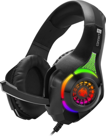 Headset Connect IT Biohazard RGB CHP-4511 černý