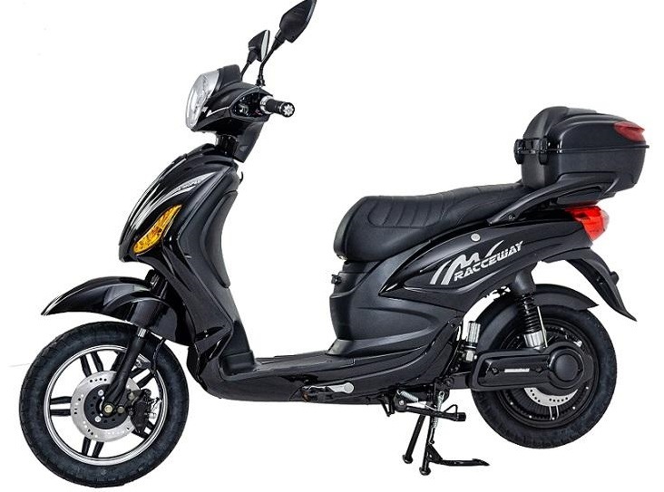 Elektroskútr RACCEWAY E-MOPED černý 20Ah