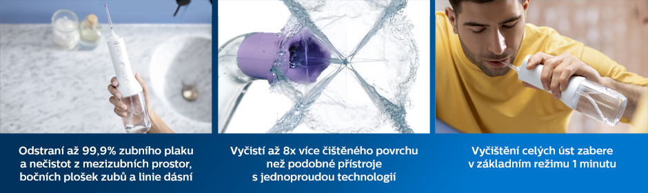 Ústní sprcha Philips Sonicare Power Flosser HX3826/31 bílá