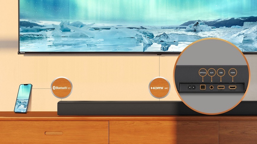 Soundbar Hisense HS3100 černý Soundbar Hisense HS3100 černý