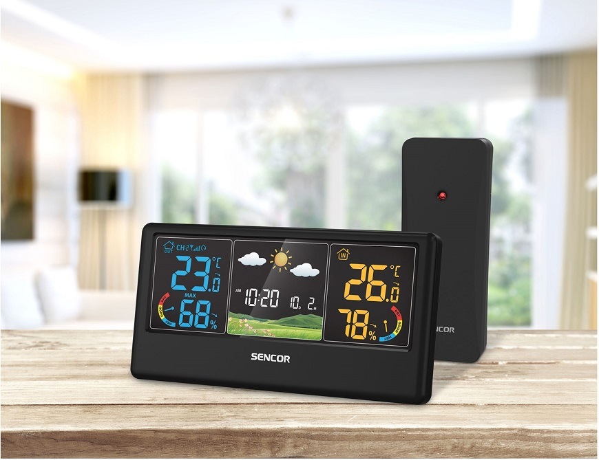 Meteorologická stanice Sencor SWS 4100 černá