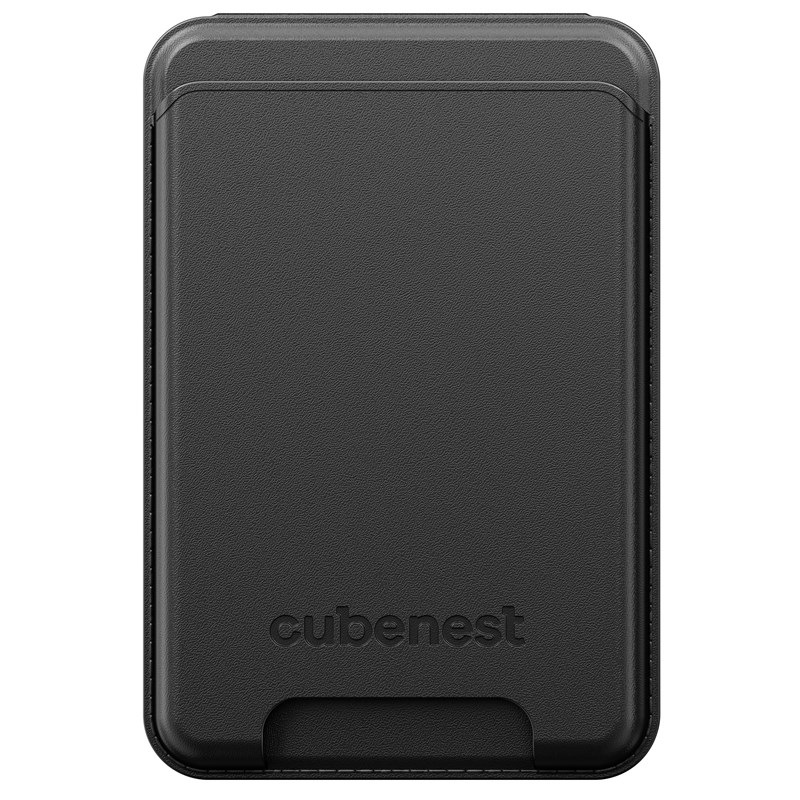 Peněženka Cubenest Magnetic Wallet Stand černá