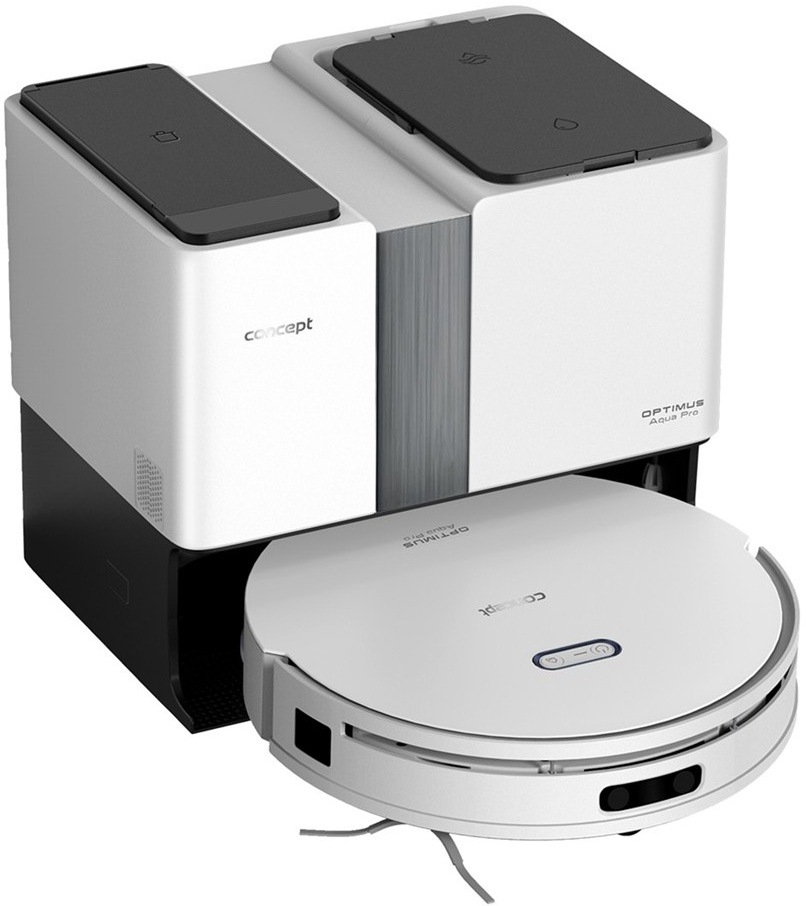Robotický vysavač Concept VR4050 2v1 OPTIMUS Aqua Pro Laser 3D bílý