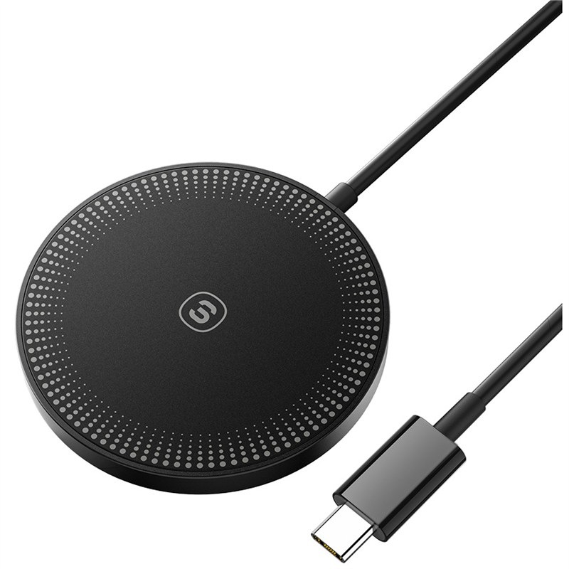 Bezdrátová nabíječka Essager s výkonem až 15 W, černá barva
