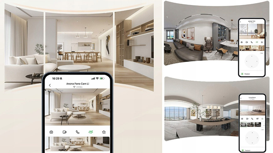 IP kamera ANONA 70Mai HM1010 Pano - bílá