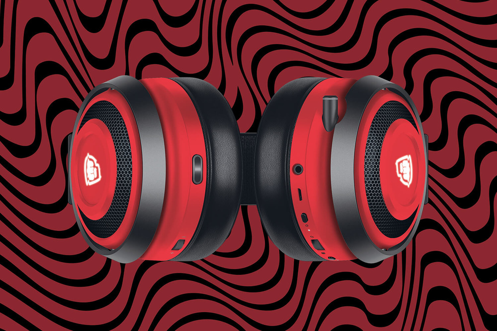 Headset Razer Nari Ultimate PewDiePie Ed. černý/červený Headset Razer Nari Ultimate PewDiePie Ed. černý/červený
