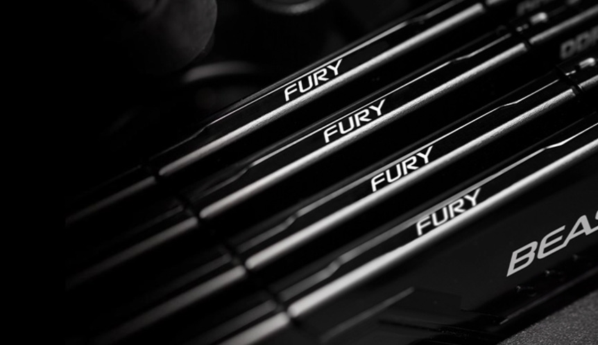 Operační paměť Kingston FURY Beast Black 64GB (2x32GB) DDR4 3200MHz CL16
