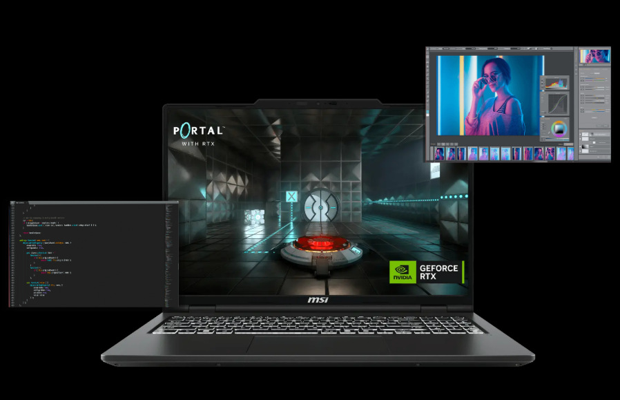 Notebook MSI VenturePro 16 AI A1VEG-027CZ černý Notebook MSI VenturePro 16 AI A1VEG-027CZ černý