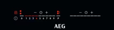 Indukční varná deska AEG Mastery IKE42640KB černá AEGIKE42640KB ovládací panel