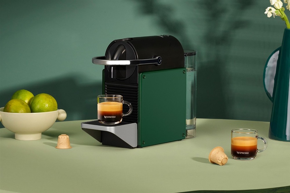 Kapslový kávovar Krups Nespresso Pixie XN306310 zelený