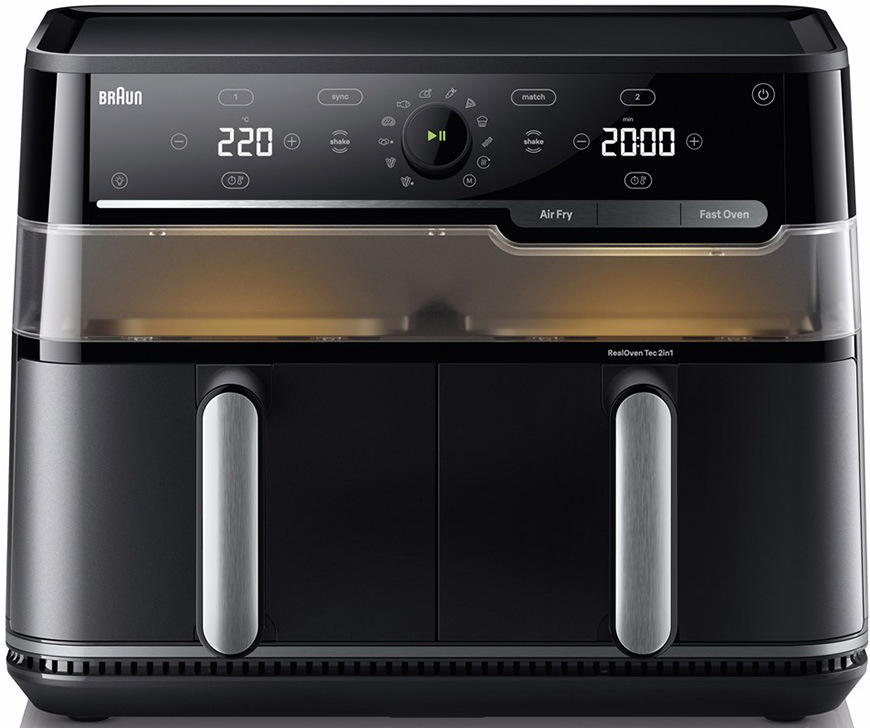 Fritéza horkovzdušná Braun TwinCook 5 TD5053 černá Fritéza horkovzdušná Braun TD5053 TwinCook 5
