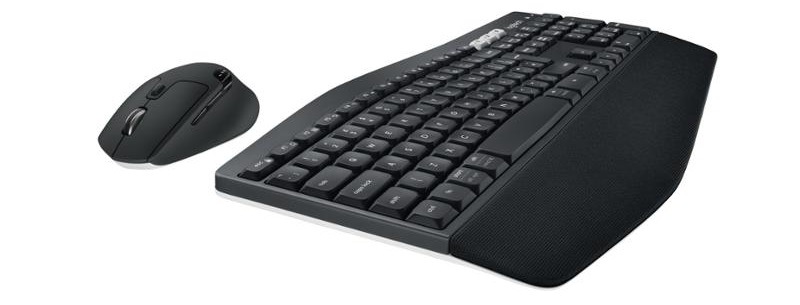 Klávesnice s myší Logitech Wireless Combo MK850 Performance, US černá