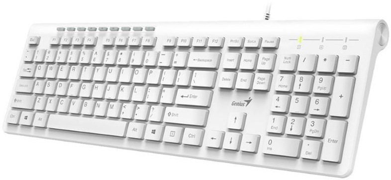 Klávesnice Genius Slimstar 230, CZ/SK layout bílá