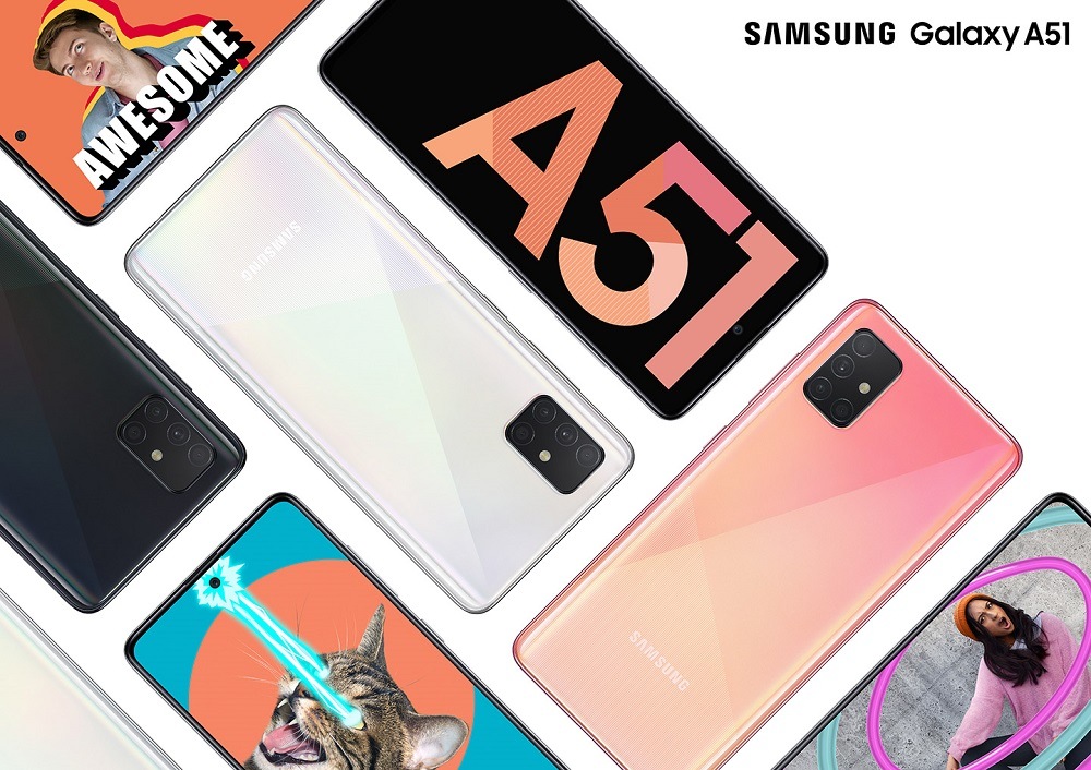 Mobilní telefon Samsung Galaxy A51 bílý Mobilní telefon Samsung Galaxy A51 bílý