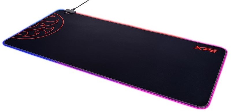 Podložka pod myš ADATA XPG BATTLEGROUND XL PRIME, RGB, 90 x 42 cm černá