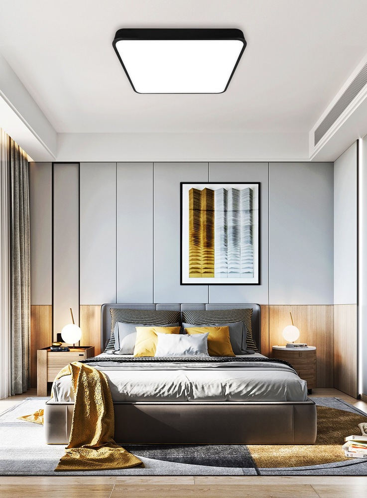 Stropní svítidlo Top Light Metal H 60C RC černé