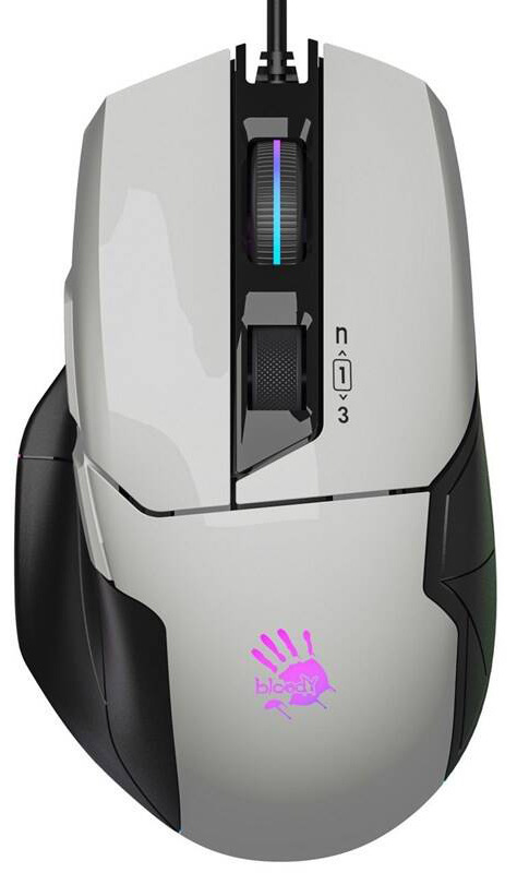 Myš A4Tech Bloody W70 Max Activated, 12000 DPI, USB bílá