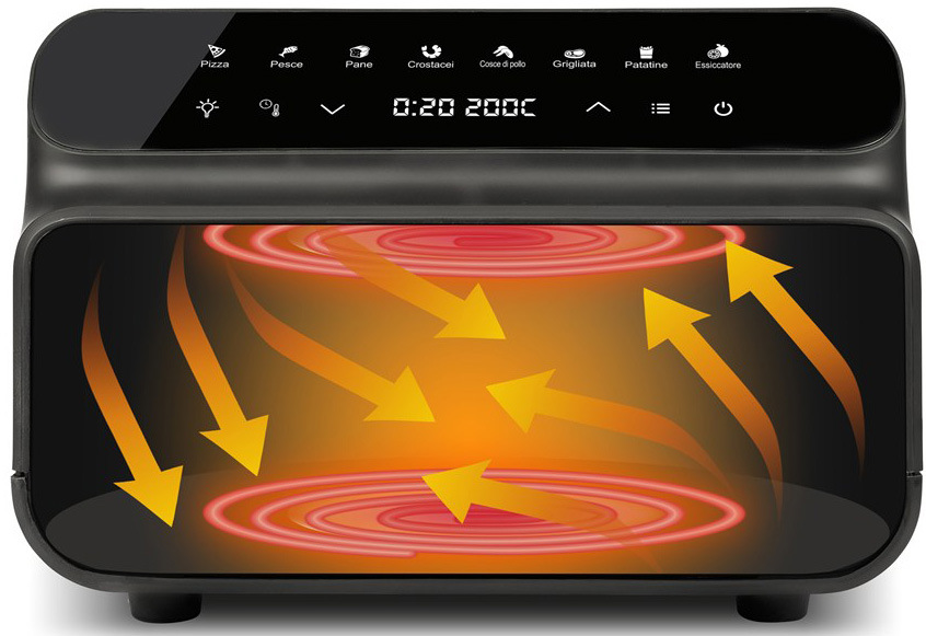 Horkovzdušná technologie mini trouby G3Ferrari G1018100