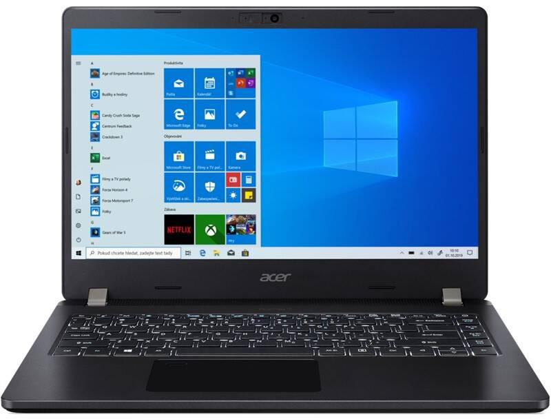 Notebook Acer TravelMate P2 (TMP214-53-55L4) černý