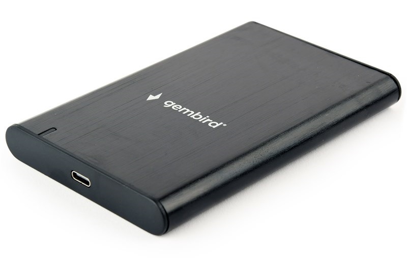 Box na HDD Gembird pro 2,5” disky, USB 3.1, Type-C hliník