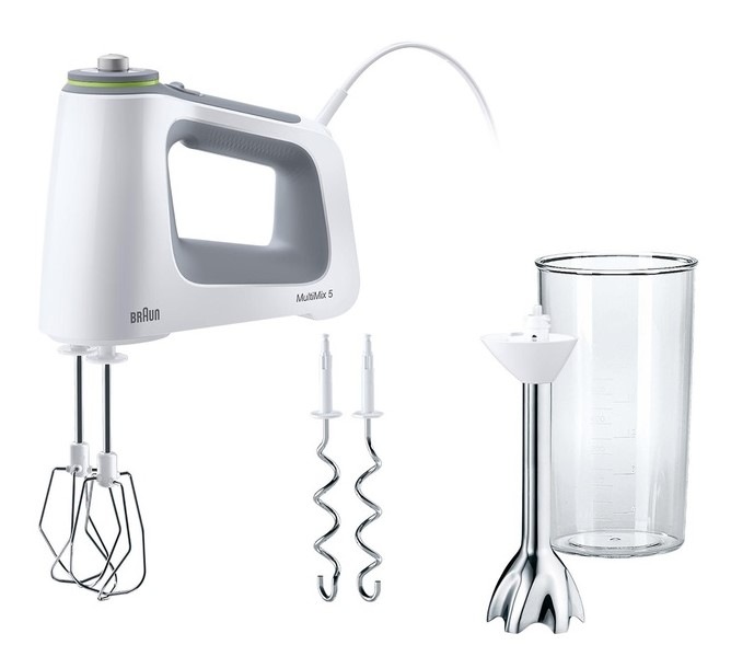 Ruční šlehač Braun MultiMix 5 HM5107WH šedý/bílý