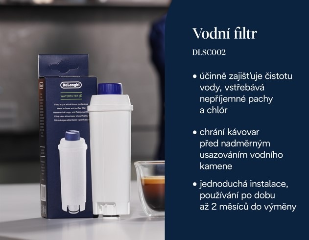 Vodní filtr pro espressa De'Longhi DLSC002 bílý Vodní filtr pro espressa De'Longhi DLSC002 bílý