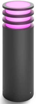 Venkovní svítidlo Philips Lucca Hue pedestal 1× A60 WCA ve stojanovém provedení