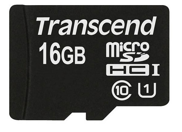 Paměťová karta Transcend MicroSDHC Premium 16GB UHS-I U1 (45MB/s)